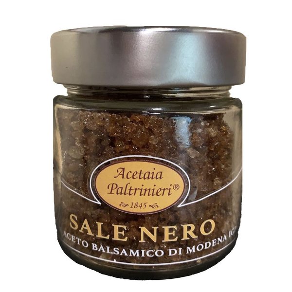 Acetaia Paltrinieri Sale Nero - schwarzes Balsamico Salz mit Aceto Balsamico IGP 250gr